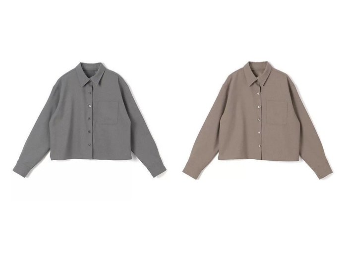 【M7days for petit/エムセブンデイズ フォー プチ】のツイード風シャツ おすすめ!トレンド、レディースファッションの通販 おすすめ人気トレンドファッション通販アイテム 人気、トレンドファッション・服の通販 founy(ファニー) ファッション Fashion レディースファッション Fashion for Women トップス・カットソー Cut & Sew Tops シャツ・ブラウス・オフィスカジュアル Elegant Blouses & Button-Ups ジャケット Jacket, Outerwear ツイード Twill, Twill Weave バランス Balance, Style Balance 洗える Machine Washable |ID:crp329100000225384