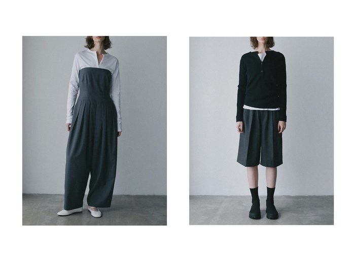 【HER./ハー】のウールハーフパンツ&Wポプリンオールインワン おすすめ!トレンド、レディースファッションの通販 おすすめ人気トレンドファッション通販アイテム 人気、トレンドファッション・服の通販 founy(ファニー) ファッション Fashion レディースファッション Fashion for Women パンツ Pants & Trousers ショートパンツ・ハーフパンツ High-Waisted & Relaxed Shorts ボトム Bottoms, Lower Wear 新作・新入荷 New Arrivals / New In |ID:crp329100000225411