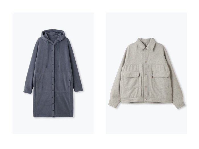 【lelill/レリル】のコージーフリース フーディコート&WOOLGジャン ジャケット おすすめ!トレンド、レディースファッションの通販 おすすめ人気トレンドファッション通販アイテム 人気、トレンドファッション・服の通販 founy(ファニー) ファッション Fashion レディースファッション Fashion for Women アウター Coat / Outerwear Collection コート・ロングコート・ピーコート Long Coats, Peacoats & More レディースジャケット・軽アウター Jackets シンプル Simple, Minimal フロント Front, Front Design ポケット Pocket, Pocket Detail ロング Long, Long-Length 人気 Popular, Best Seller 新作・新入荷 New Arrivals / New In |ID:crp329100000225416