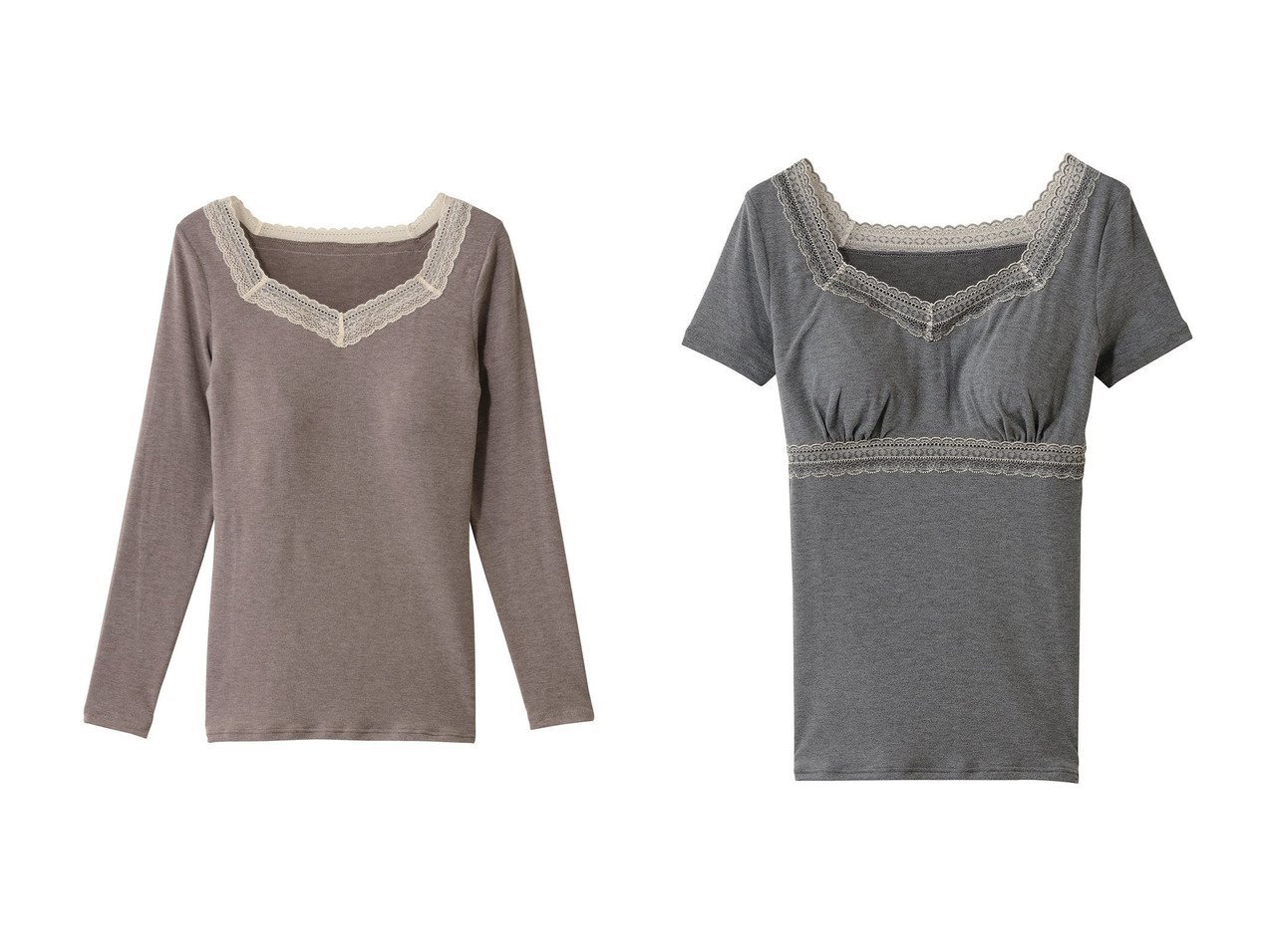 【KID BLUE/キッドブルー】の24起毛ローゲージベア天カップ付長袖&24起毛ローゲージベア天カップ付半袖 おすすめ！トレンド、レディースファッションの通販 おすすめ人気トレンドファッション通販アイテム インテリア・キッズ・メンズ・レディースファッション・服の通販 founy(ファニー) 　ファッション　Fashion　レディースファッション　Fashion for Women　下着・ランジェリー　Lingerie & Intimates　その他ランジェリー・インナーアイテム　Other Lingerie / Intimates　お家時間・ステイホーム　Stay Home / At Home　インナー　Innerwear　フィット　Fit, Slim Fit　ランジェリー　Lingerie, Intimate Wear　リラックス　Relax, Relaxed Fit　レース　Lace, Lace Fabric　エレガント 上品　Elegant　新作・新入荷　New Arrivals / New In　A/W・秋冬　Autumn/Winter　長袖　Long Sleeve, Full Sleeve　ベーシック　Basic, Essential　半袖　Short Sleeve, Half Sleeve　ブラウン系　Brown　グレー系　Gray　|ID:crp329100000225419