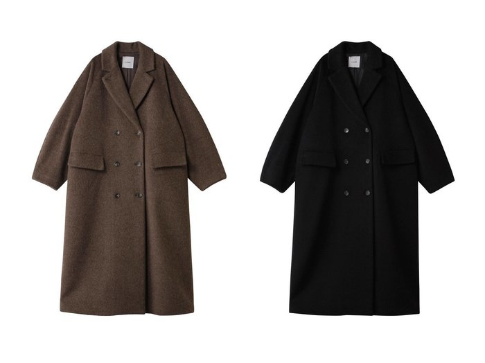 【CLANE/クラネ】のDOUBLE WOOL LONG COAT おすすめ！トレンド、レディースファッションの通販 おすすめ人気トレンドファッション通販アイテム 人気、トレンドファッション・服の通販 founy(ファニー) ファッション Fashion レディースファッション Fashion for Women アウター Coat / Outerwear Collection コート・ロングコート・ピーコート Long Coats, Peacoats & More マニッシュ Mannish, Boyish ロング Long, Long-Length エレガント 上品 Elegant 新作・新入荷 New Arrivals / New In |ID:crp329100000225437