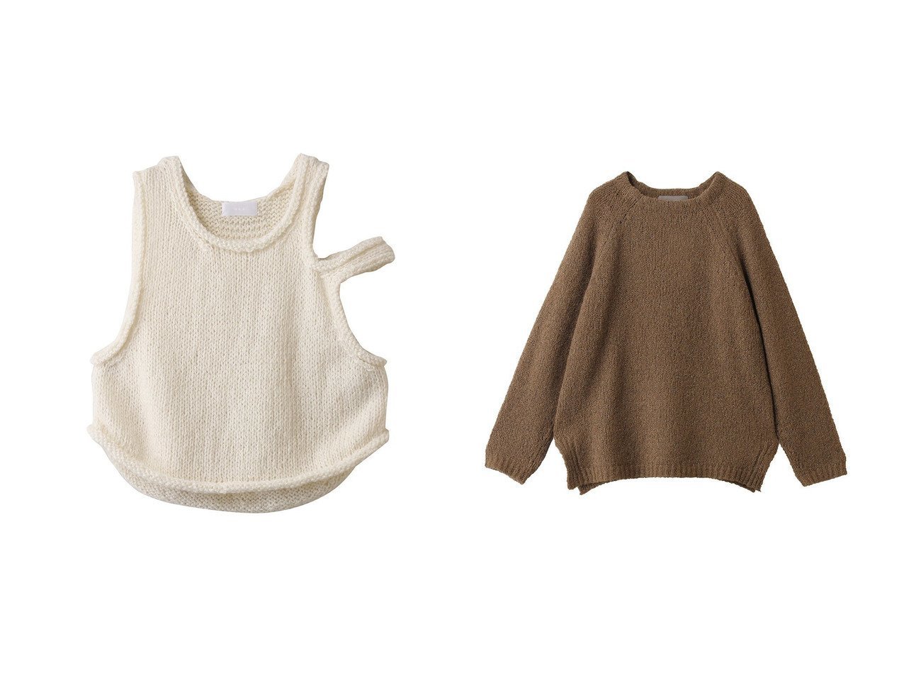 【heliopole/エリオポール】の【uca】HAND KNIT HEMP MAHAIR SLIT ベスト&グリッターブークレニット おすすめ！トレンド、レディースファッションの通販 おすすめ人気トレンドファッション通販アイテム インテリア・キッズ・メンズ・レディースファッション・服の通販 founy(ファニー) 　ファッション　Fashion　レディースファッション　Fashion for Women　トップス・カットソー　Cut & Sew Tops　ニット　Knit Tops & Sweaters　ベスト&ジレ / 重ね着スタイル　Vests & Gilets　カジュアルプルオーバー・ニットトップス　Pullovers & Knit Tops / Casual Pullovers　カッティング　Cutting Detail　カットソー　Cut and Sewn Top　シンプル　Simple, Minimal　スリット　Slit, Slit Detail　トレンド　Trend, Trending Now　ハンド　Hand, Handmade　ベスト　Vest, Waistcoat　新作・新入荷　New Arrivals / New In　ホワイト系　White　ブラック系　Black　ブラウン系　Brown　|ID:crp329100000225448