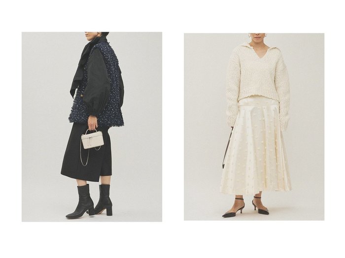 【Whim Gazette/ウィムガゼット】のシルキーハーフパンツ&ボンボンジャガードスカート おすすめ!トレンド、レディースファッションの通販 おすすめ人気トレンドファッション通販アイテム 人気、トレンドファッション・服の通販 founy(ファニー) ファッション Fashion レディースファッション Fashion for Women パンツ Pants & Trousers ショートパンツ・ハーフパンツ High-Waisted & Relaxed Shorts スカート Skirts ロングスカート Long Skirts / Maxi & Midi Skirts エレガント 上品 Elegant ショート Short, Short Length シルク Silk, 100% Silk センター Center, Center Line ハーフ Half, Half-Length 新作・新入荷 New Arrivals / New In |ID:crp329100000225454