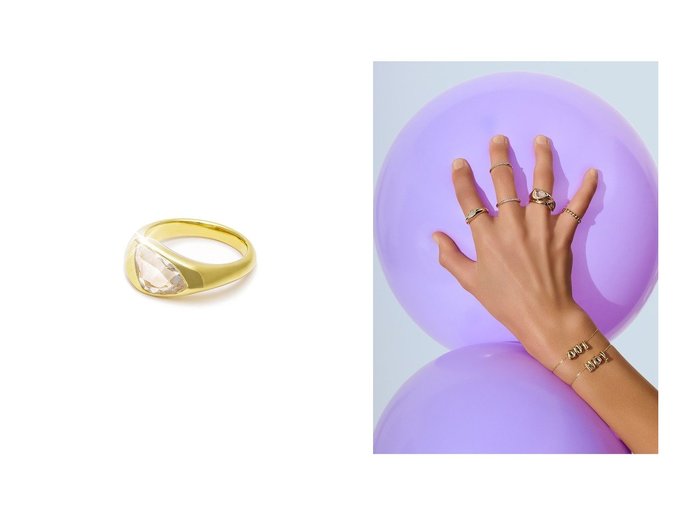 【oeau/オー】のquartz リング&small star リング おすすめ!トレンド、レディースファッションの通販 おすすめ人気トレンドファッション通販アイテム 人気、トレンドファッション・服の通販 founy(ファニー) ファッション Fashion レディースファッション Fashion for Women アシンメトリー Asymmetrical Style イエロー Yellow シンプル Simple, Minimal センター Center, Center Line 新作・新入荷 New Arrivals / New In |ID:crp329100000225465