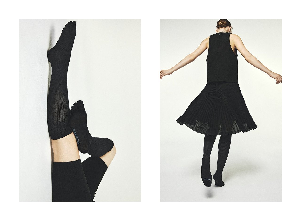 【IRIS 47/イリスフォーセブン】の【UNQUITTE】elitude 着圧ソックス&【UNQUITTE】legitude 着圧ソックス おすすめ！トレンド、レディースファッションの通販 おすすめ人気トレンドファッション通販アイテム インテリア・キッズ・メンズ・レディースファッション・服の通販 founy(ファニー) 　ファッション　Fashion　レディースファッション　Fashion for Women　ソックス&靴下　Socks & Hosiery　レッグウェア・ストッキング　Legwear & Hosiery　抗菌　Antibacterial, Bacteria-Resistant　ソックス　Socks, Hosiery　ベーシック　Basic, Essential　新作・新入荷　New Arrivals / New In　ビジネス 仕事 通勤　Business / Work / Commuting　グレー系　Gray　ブラック系　Black　|ID:crp329100000225467