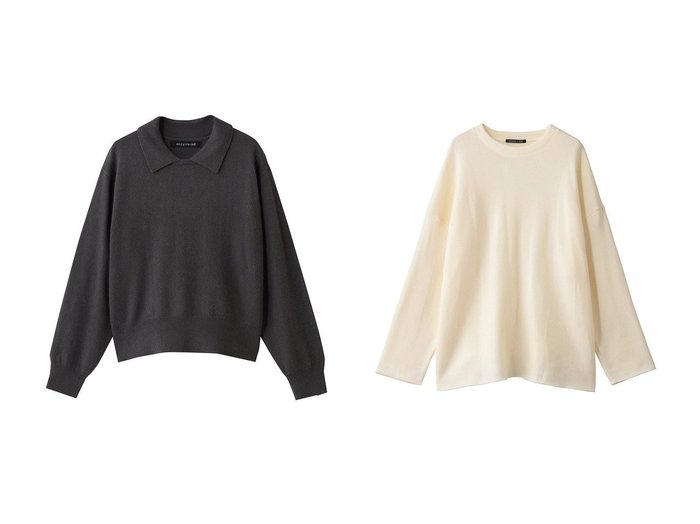 【mizuiro ind/ミズイロ インド】のハイゲージ襟付きプルオーバー&パイルロングスリーブプルオーバー おすすめ！トレンド、レディースファッションの通販 おすすめ人気トレンドファッション通販アイテム 人気、トレンドファッション・服の通販 founy(ファニー) ファッション Fashion レディースファッション Fashion for Women トップス・カットソー Cut & Sew Tops ニット Knit Tops & Sweaters カジュアルプルオーバー・ニットトップス Pullovers & Knit Tops / Casual Pullovers シャツ・ブラウス・オフィスカジュアル Elegant Blouses & Button-Ups ロングTシャツ・Tシャツ Longline T-Shirts & Tees カットソー・ベーシックTシャツ Cut-and-Sewn Tops / Stretch Tees & Basics クラシック Classic, Timeless Style スラックス Slacks, Dress Pants デニム Denim, Jeans Material エレガント 上品 Elegant 新作・新入荷 New Arrivals / New In |ID:crp329100000225474