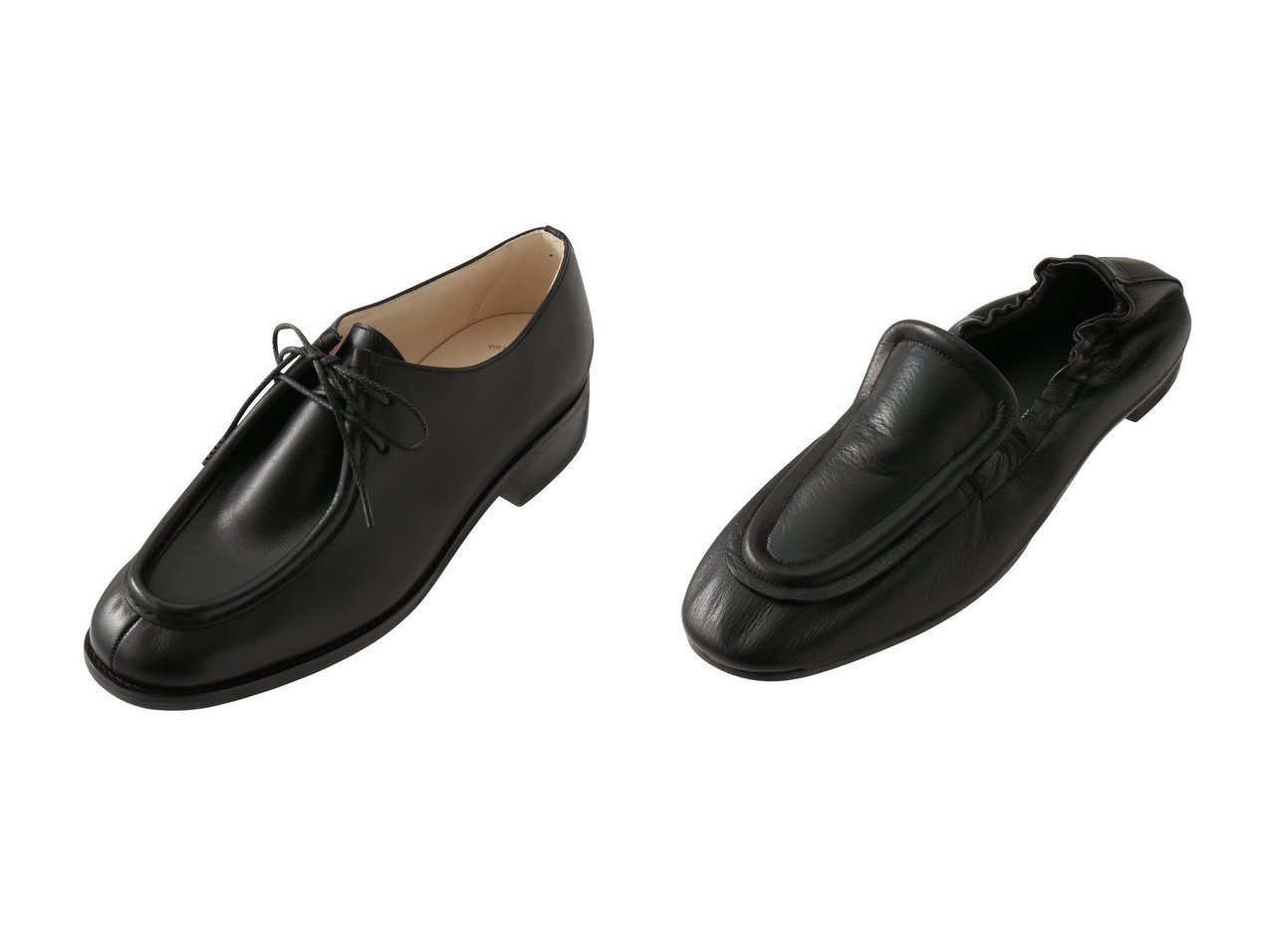 【BEAUTIFUL SHOES/ビューティフルシューズ】のBALLET LOAFER&TIROLEAN SHOES(LEATHER SOLE) おすすめ！トレンド、レディースファッションの通販 おすすめ人気トレンドファッション通販アイテム インテリア・キッズ・メンズ・レディースファッション・服の通販 founy(ファニー) 　ファッション　Fashion　レディースファッション　Fashion for Women　シューズ　Shoes, Footwear　デニム　Denim, Jeans Material　フラット　Flat, Flat Shoes　新作・新入荷　New Arrivals / New In　ブラック系　Black　|ID:crp329100000225476