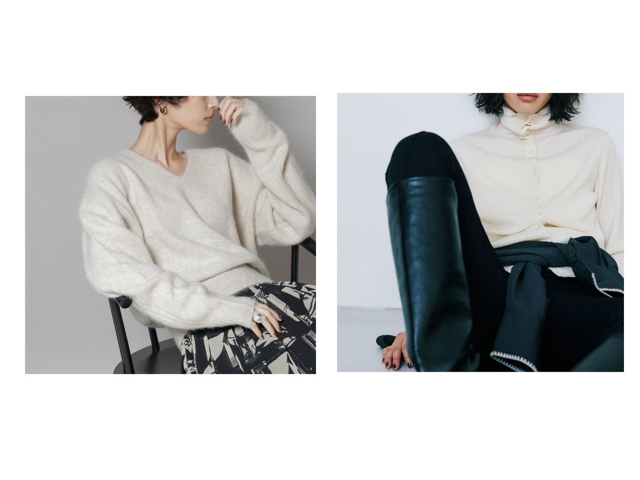 【nano universe/ナノ ユニバース】のウォッシャブルフォックスVネックニットプルオーバー&毛玉レスニット3wayリブタートルトップス おすすめ！トレンド、レディースファッションの通販 おすすめ人気トレンドファッション通販アイテム インテリア・キッズ・メンズ・レディースファッション・服の通販 founy(ファニー) 　ファッション　Fashion　レディースファッション　Fashion for Women　トップス・カットソー　Cut & Sew Tops　ニット　Knit Tops & Sweaters　カジュアルプルオーバー・ニットトップス　Pullovers & Knit Tops / Casual Pullovers　Vネックトップス　V-Neck Tops / V-Cut Neckline Shirts　アクセサリー　Fashion Accessories　ウォッシャブル　Machine Washable　洗える　Machine Washable　人気　Popular, Best Seller　バランス　Balance, Style Balance　フィット　Fit, Slim Fit　フェミニン　Feminine, Girly　フォックス　Fox, Fox Fur　2025年　2025　2025-2026秋冬・A/W　Autumn/Winter 2025–26 AW25–26　イエロー系　Yellow　ホワイト系　White　ブラック系　Black　ブラウン系　Brown　ブルー系　Blue　|ID:crp329100000225501