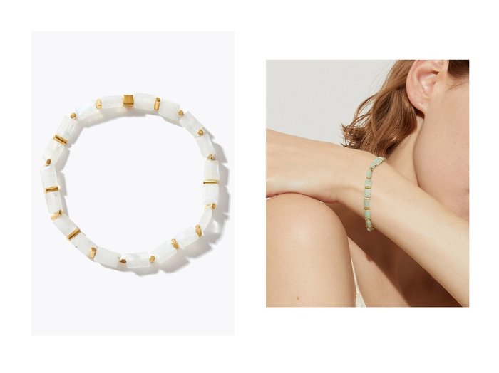 【ARTIDA OUD/アルティーダ ウード】のamulette 「ロマンチックな幸福を呼び込む」レインボームーンストーン ガムシェイプ ブレスレット&amulette 「夢に向かって力を育む希望の石」アマゾナイト ガムシェイプ ブレスレット おすすめ！トレンド、レディースファッションの通販 おすすめ人気トレンドファッション通販アイテム 人気、トレンドファッション・服の通販 founy(ファニー) ファッション Fashion レディースファッション Fashion for Women ジュエリー Jewelry チェーン＆カフブレスレット Cuff & Chain Bracelets バングル・カフブレスレット Bangles & Cuff Bracelets シェイプ Shape, Slim Fit ブレスレット Bracelet, Wristband 新作・新入荷 New Arrivals / New In |ID:crp329100000225508