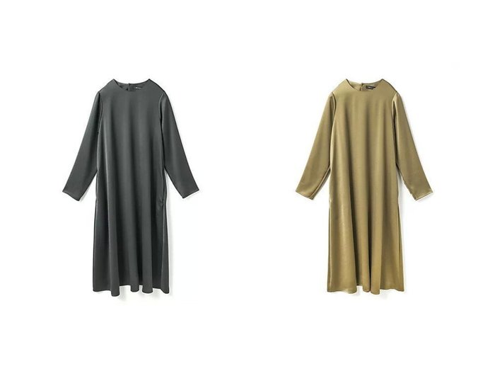 【mizuiro ind/ミズイロ インド】のAラインワンピース おすすめ!トレンド、レディースファッションの通販 おすすめ人気トレンドファッション通販アイテム 人気、トレンドファッション・服の通販 founy(ファニー) ファッション Fashion レディースファッション Fashion for Women ワンピース Dresses Aラインワンピース・フレアシルエット A-Line Dresses / Flared Silhouette Dresses オケージョン Occasion Wear カーディガン Cardigan, Knitwear サテン Satin, Glossy Fabric ベスト Vest, Waistcoat エレガント 上品 Elegant |ID:crp329100000225527