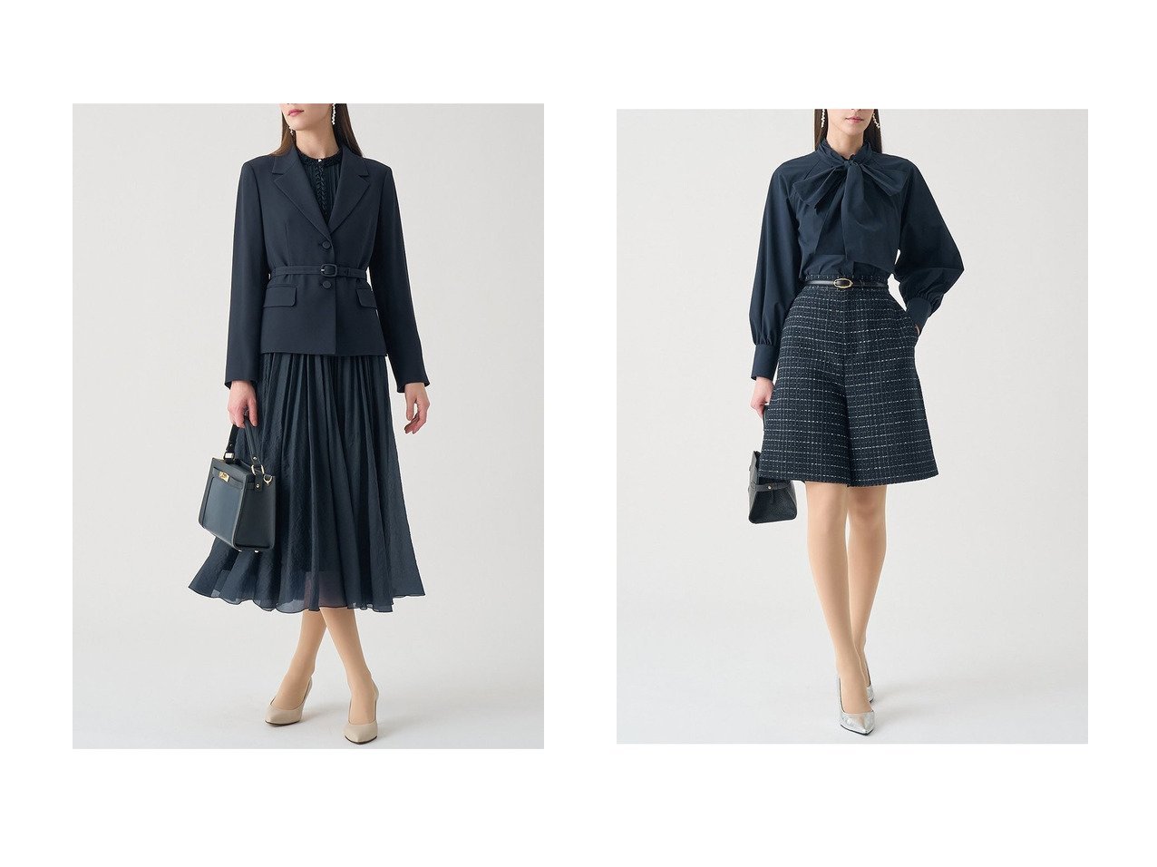 【ANAYI/アナイ】の【Eternal Line 2026】トリアセジョーゼットベルト付き ジャケット&【Eternal Line 2026】テックスストレッチボウタイシャツ ブラウス おすすめ！トレンド、レディースファッションの通販 おすすめ人気トレンドファッション通販アイテム インテリア・キッズ・メンズ・レディースファッション・服の通販 founy(ファニー) 　ファッション　Fashion　レディースファッション　Fashion for Women　アウター　Coat / Outerwear Collection　レディースジャケット・軽アウター　Jackets　ベルト&ウエストマーク　Belts & Waist Accessories　トップス・カットソー　Cut & Sew Tops　シャツ・ブラウス・オフィスカジュアル　Elegant Blouses & Button-Ups　2025年　2025　2025-2026秋冬・A/W　Autumn/Winter 2025–26 AW25–26　おすすめ　Recommended / Our Picks　エレガント 上品　Elegant　オケージョン　Occasion Wear　サテン　Satin, Glossy Fabric　ジャケット　Jacket, Outerwear　ジョーゼット　Georgette, Semi-Sheer Fabric　吸水　Absorbent, Quick-Dry　A/W・秋冬　Autumn/Winter　結婚式　Wedding　ギャザー　Gathered, Ruffled　スタンド　Stand Collar, Upright Stand　スリーブ　Sleeve, Long Sleeve / Short Sleeve　フリル　Frill, Ruffle　フロント　Front, Front Design　マニッシュ　Mannish, Boyish　ロング　Long, Long-Length　イエロー系　Yellow　ブルー系　Blue　|ID:crp329100000225539