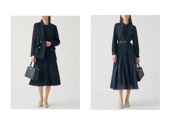 【ANAYI/アナイ】の【Eternal Line 2026】ジョーゼットテクニカル刺繍 ブラウス&【Eternal Line 2026】ミックスツイードノースリーブ ワンピース おすすめ!トレンド、レディースファッションの通販 おすすめ人気トレンドファッション通販アイテム 人気、トレンドファッション・服の通販 founy(ファニー) ファッション Fashion レディースファッション Fashion for Women ワンピース Dresses チュニック Tunic Tops & Dresses トップス・カットソー Cut & Sew Tops シャツ・ブラウス・オフィスカジュアル Elegant Blouses & Button-Ups ジャケット Jacket, Outerwear セットアップ Set-Up, Coordinated Outfit チュニック Tunic, Long Top ツイード Twill, Twill Weave バイアス Bias, Diagonal Cut フェミニン Feminine, Girly フリンジ Fringe, Tassel フレア Flare, Flared ミックス Mix, Mixed Style ロング Long, Long-Length A/W・秋冬 Autumn/Winter おすすめ Recommended / Our Picks エレガント 上品 Elegant 2025年 2025 2025-2026秋冬・A/W Autumn/Winter 2025–26 AW25–26 インナー Innerwear シフォン Chiffon, Lightweight Fabric ジョーゼット Georgette, Semi-Sheer Fabric スリーブ Sleeve, Long Sleeve / Short Sleeve |ID:crp329100000225546