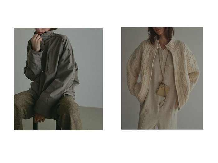 【ETRE TOKYO/エトレトウキョウ】のダブルジップケーブルニットカーディガン&コンビネックワークブルゾン おすすめ!トレンド、レディースファッションの通販 おすすめ人気トレンドファッション通販アイテム 人気、トレンドファッション・服の通販 founy(ファニー) ファッション Fashion レディースファッション Fashion for Women アウター Coat / Outerwear Collection レディースジャケット・軽アウター Jackets ブルゾンジャケット・スポーティアウター Blouson Jackets トップス・カットソー Cut & Sew Tops ニット Knit Tops & Sweaters カーディガン・羽織り Layered Style Cardigans インナー Innerwear コーデュロイ Corduroy, Cord Fabric ジャケット Jacket, Outerwear ツイル Twist, Twisted Detail デニム Denim, Jeans Material パッチ Patch, Appliqué フロント Front, Front Design ブルゾン Blouson, Bomber Jacket ベーシック Basic, Essential ボックス Boxy, Box Shape ポケット Pocket, Pocket Detail ミックス Mix, Mixed Style ミドル Middle Length, Mid Height ワーク Workwear, Utility Style おすすめ Recommended / Our Picks エレガント 上品 Elegant 新作・新入荷 New Arrivals / New In カーディガン Cardigan, Knitwear ショート Short, Short Length セットアップ Set-Up, Coordinated Outfit タートルネック Turtleneck, High Neck バランス Balance, Style Balance |ID:crp329100000225550