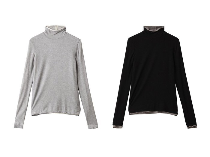 【THIRD MAGAZINE/サードマガジン】のレイヤードタートルネック おすすめ！トレンド、レディースファッションの通販 おすすめ人気トレンドファッション通販アイテム 人気、トレンドファッション・服の通販 founy(ファニー) ファッション Fashion レディースファッション Fashion for Women トップス・カットソー Cut & Sew Tops シャツ・ブラウス・オフィスカジュアル Elegant Blouses & Button-Ups ロングTシャツ・Tシャツ Longline T-Shirts & Tees カットソー・ベーシックTシャツ Cut-and-Sewn Tops / Stretch Tees & Basics タートルネック・ハイネックトップス Turtlenecks & High-Neck Tops シルク Silk, 100% Silk スリーブ Sleeve, Long Sleeve / Short Sleeve タートルネック Turtleneck, High Neck ロング Long, Long-Length 定番 Standard, Basic Item 新作・新入荷 New Arrivals / New In |ID:crp329100000225556