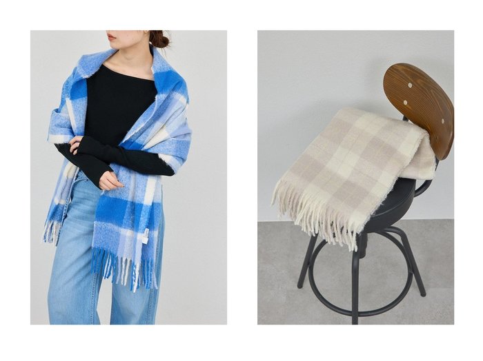 【GALLARDAGALANTE/ガリャルダガランテ】のブークレーチェックストール おすすめ！トレンド、レディースファッションの通販 おすすめ人気トレンドファッション通販アイテム 人気、トレンドファッション・服の通販 founy(ファニー) ファッション Fashion レディースファッション Fashion for Women ストール Soft & Warm Scarves マフラー・スヌード / 冬小物の定番 Scarves & Mufflers ストール Stole, Wrap チェック Check, Plaid, Tartan マフラー Scarf, Muffler エレガント 上品 Elegant 新作・新入荷 New Arrivals / New In 防寒 Cold Protection, Winter-Ready |ID:crp329100000225568