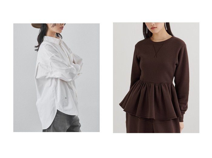 【Whim Gazette/ウィムガゼット】の裏毛フリルプルオーバー&刺繍オックスフォードシャツ おすすめ！トレンド、レディースファッションの通販 おすすめ人気トレンドファッション通販アイテム 人気、トレンドファッション・服の通販 founy(ファニー) ファッション Fashion レディースファッション Fashion for Women トップス・カットソー Cut & Sew Tops シャツ・ブラウス・オフィスカジュアル Elegant Blouses & Button-Ups ロングTシャツ・Tシャツ Longline T-Shirts & Tees カジュアルプルオーバー・ニットトップス Pullovers & Knit Tops / Casual Pullovers カットソー・ベーシックTシャツ Cut-and-Sewn Tops / Stretch Tees & Basics 2025年 2025 2025-2026秋冬・A/W Autumn/Winter 2025–26 AW25–26 イエロー Yellow オックス Oxford Fabric シンプル Simple, Minimal スリーブ Sleeve, Long Sleeve / Short Sleeve トレンド Trend, Trending Now バランス Balance, Style Balance リラックス Relax, Relaxed Fit ロング Long, Long-Length エレガント 上品 Elegant 定番 Standard, Basic Item A/W・秋冬 Autumn/Winter スウェット / スエット Sweatshirt, Sweatwear セットアップ Set-Up, Coordinated Outfit フェミニン Feminine, Girly フリル Frill, Ruffle ペプラム Peplum, Flared Hem ボトム Bottoms, Lower Wear おすすめ Recommended / Our Picks 日本製 Made In Japan |ID:crp329100000225575