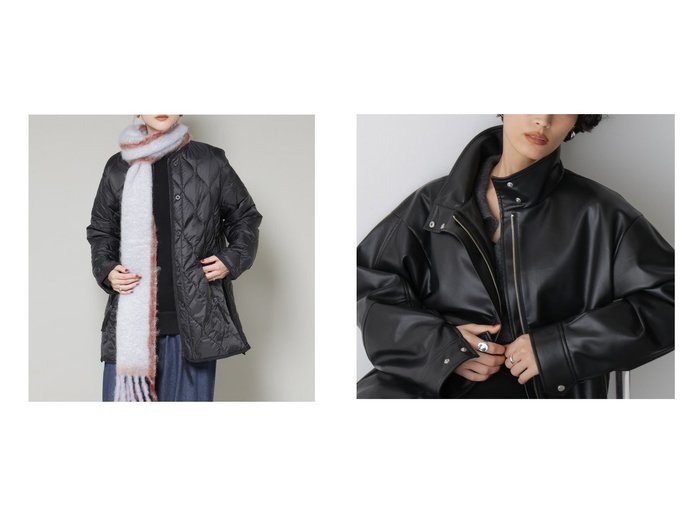 【nano universe/ナノ ユニバース】のミリタリーM65ライナーWジップダウンジャケット&「STEVELOUR」スタンドフェイクレザージップブルゾン おすすめ！トレンド、レディースファッションの通販 おすすめ人気トレンドファッション通販アイテム 人気、トレンドファッション・服の通販 founy(ファニー) ファッション Fashion レディースファッション Fashion for Women アウター Coat / Outerwear Collection レディースジャケット・軽アウター Jackets ブルゾンジャケット・スポーティアウター Blouson Jackets トップス・カットソー Cut & Sew Tops ベロアトップス Velour Tops / Velvet-Look Items インナー Innerwear ウォッシャブル Machine Washable キルト Quilt, Quilted Fabric スリット Slit, Slit Detail ダウン Down, Puffer パーカー Hoodie, Parka ミリタリー Military, Army Style ライナー Liner, Inner Layer ルーズ Loose, Oversized 2025年 2025 2025-2026秋冬・A/W Autumn/Winter 2025–26 AW25–26 |ID:crp329100000225594