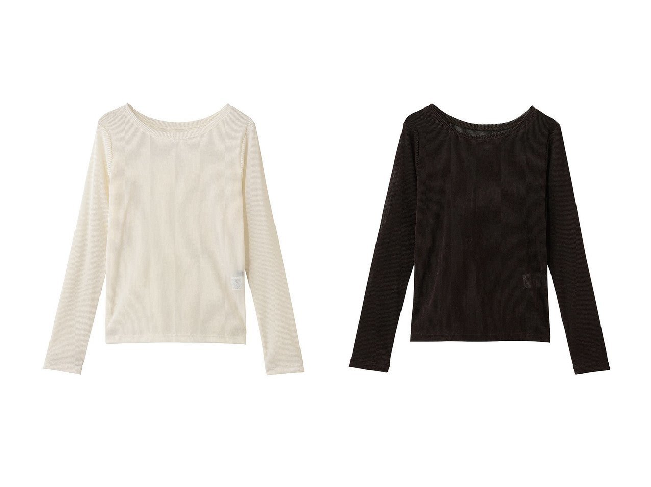 【allureville/アルアバイル】のシアーストライプロンT おすすめ！トレンド、レディースファッションの通販 おすすめ人気トレンドファッション通販アイテム インテリア・キッズ・メンズ・レディースファッション・服の通販 founy(ファニー) 　ファッション　Fashion　レディースファッション　Fashion for Women　トップス・カットソー　Cut & Sew Tops　シャツ・ブラウス・オフィスカジュアル　Elegant Blouses & Button-Ups　ロングTシャツ・Tシャツ　Longline T-Shirts & Tees　カットソー・ベーシックTシャツ　Cut-and-Sewn Tops / Stretch Tees & Basics　シアー　Sheer, See-Through　スリーブ　Sleeve, Long Sleeve / Short Sleeve　ロング　Long, Long-Length　新作・新入荷　New Arrivals / New In　ホワイト系　White　ブラウン系　Brown　ブラック系　Black　|ID:crp329100000225598