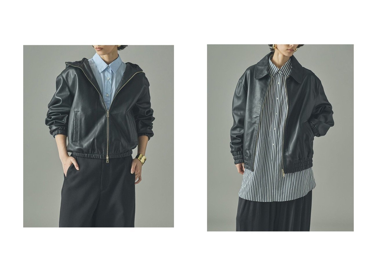 【Curensology/カレンソロジー】の【GELLI】BS ブルゾン&【GELLI】BS ブルゾン 【別注】おすすめ！トレンド、レディースファッションの通販 おすすめ人気トレンドファッション通販アイテム インテリア・キッズ・メンズ・レディースファッション・服の通販 founy(ファニー) 　ファッション　Fashion　レディースファッション　Fashion for Women　アウター　Coat / Outerwear Collection　レディースジャケット・軽アウター　Jackets　ブルゾンジャケット・スポーティアウター　Blouson Jackets　クール　Cool, Chic　ショルダー　Shoulder, Shoulder Strap　ジャケット　Jacket, Outerwear　ドロップ　Drop Shoulder, Dropped Style　ブルゾン　Blouson, Bomber Jacket　エレガント 上品　Elegant　別注　Limited Edition, Custom Order　コンパクト　Compact, Small Size　バランス　Balance, Style Balance　定番　Standard, Basic Item　ブラック系　Black　|ID:crp329100000225623