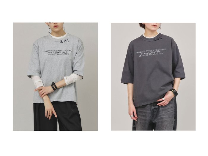 【Curensology/カレンソロジー】の【UNIVERSAL OVERALL】別注ショートスリーブTシャツ 【別注】おすすめ！トレンド、レディースファッションの通販 おすすめ人気トレンドファッション通販アイテム 人気、トレンドファッション・服の通販 founy(ファニー) ファッション Fashion レディースファッション Fashion for Women トップス・カットソー Cut & Sew Tops シャツ・ブラウス・オフィスカジュアル Elegant Blouses & Button-Ups ロングTシャツ・Tシャツ Longline T-Shirts & Tees カットソー・ベーシックTシャツ Cut-and-Sewn Tops / Stretch Tees & Basics クラッシュ Distressed, Crashed Style ショート Short, Short Length スペシャル Special, Limited Edition スリーブ Sleeve, Long Sleeve / Short Sleeve バランス Balance, Style Balance 別注 Limited Edition, Custom Order |ID:crp329100000225625