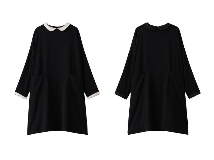 【mizuiro ind/ミズイロ インド】のsatin cocoon OP with collar ワンピース おすすめ！トレンド、レディースファッションの通販 おすすめ人気トレンドファッション通販アイテム 人気、トレンドファッション・服の通販 founy(ファニー) ファッション Fashion レディースファッション Fashion for Women ワンピース Dresses チュニック Tunic Tops & Dresses オケージョン Occasion Wear サテン Satin, Glossy Fabric シューズ Shoes, Footwear シンプル Simple, Minimal チュニック Tunic, Long Top フィット Fit, Slim Fit 新作・新入荷 New Arrivals / New In |ID:crp329100000225639