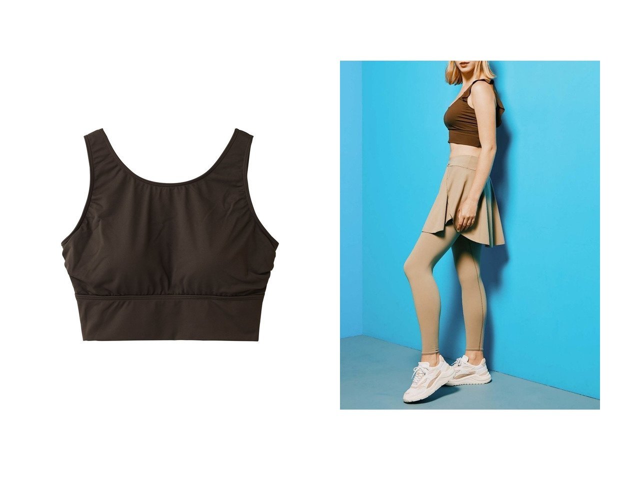 【Reir/レイール】のブラトップ&スカート付きレギンス (水陸両用) おすすめ！トレンド、レディースファッションの通販 おすすめ人気トレンドファッション通販アイテム インテリア・キッズ・メンズ・レディースファッション・服の通販 founy(ファニー) 　ファッション　Fashion　レディースファッション　Fashion for Women　水着　Swimwear　レディース水着・ビーチウェア　Swimwear & Beachwear　スカート　Skirts　レギンス　Leggings & Stretch Pants　スポーツウェア　Functional & Stylish Sportswear　スポーツ スカート　Tennis Skirt / Sports Skirt　2026年　2026　なめらか　Smooth, Silky Texture　シンプル　Simple, Minimal　スポーツ　Sports, Activewear　ビーチ　Beach, Seaside　ヨガ　Yoga, Yoga Wear　リゾート　Resort, Vacation Style　夏　Summer　春　Spring　S/S・春夏　SS, Spring/Summer, Warm Season　水着　Swimsuit, Swimwear　ブラック系　Black　グリーン系　Green　ベージュ系　Beige　|ID:crp329100000225662