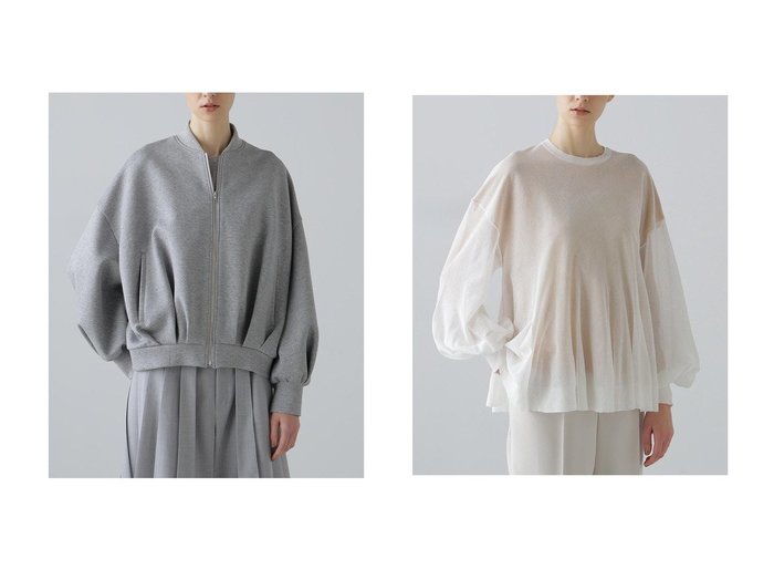 【ADORE/アドーア】のシアーレイヤードニット&エアーダンボールジャケット おすすめ！トレンド、レディースファッションの通販 おすすめ人気トレンドファッション通販アイテム 人気、トレンドファッション・服の通販 founy(ファニー) ファッション Fashion レディースファッション Fashion for Women アウター Coat / Outerwear Collection レディースジャケット・軽アウター Jackets トップス・カットソー Cut & Sew Tops ニット Knit Tops & Sweaters カジュアルプルオーバー・ニットトップス Pullovers & Knit Tops / Casual Pullovers ジャケット Jacket, Outerwear ブルゾン Blouson, Bomber Jacket ルーズ Loose, Oversized 新作・新入荷 New Arrivals / New In |ID:crp329100000225698