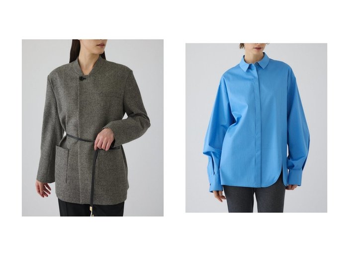 【RIM.ARK/リムアーク】のシャツ&ジャケット おすすめ！トレンド、レディースファッションの通販 おすすめ人気トレンドファッション通販アイテム 人気、トレンドファッション・服の通販 founy(ファニー) ファッション Fashion レディースファッション Fashion for Women アウター Coat / Outerwear Collection レディースジャケット・軽アウター Jackets トップス・カットソー Cut & Sew Tops シャツ・ブラウス・オフィスカジュアル Elegant Blouses & Button-Ups 春 Spring ジャケット Jacket, Outerwear ツイード Twill, Twill Weave デニム Denim, Jeans Material ポケット Pocket, Pocket Detail マニッシュ Mannish, Boyish メタル Metal, Metal Parts S/S・春夏 SS, Spring/Summer, Warm Season 夏 Summer 2026年 2026 おすすめ Recommended / Our Picks スリット Slit, Slit Detail スリーブ Sleeve, Long Sleeve / Short Sleeve フロント Front, Front Design リラックス Relax, Relaxed Fit ロング Long, Long-Length ワイド Wide, Wide Fit |ID:crp329100000225712