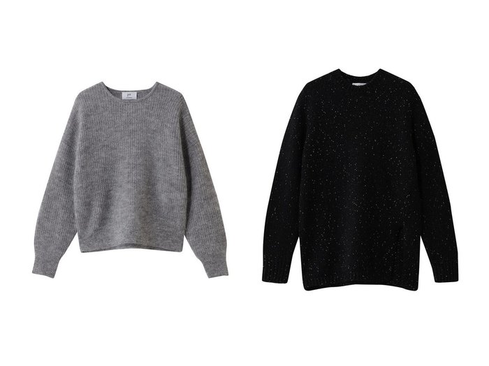 【1er Arrondissement/プルミエ アロンディスモン】のウールモヘア畦ニットプルオーバー&ラメノットウールスリットニット おすすめ！トレンド、レディースファッションの通販 おすすめ人気トレンドファッション通販アイテム 人気、トレンドファッション・服の通販 founy(ファニー) ファッション Fashion レディースファッション Fashion for Women トップス・カットソー Cut & Sew Tops ニット Knit Tops & Sweaters カジュアルプルオーバー・ニットトップス Pullovers & Knit Tops / Casual Pullovers 2026年 2026 なめらか Smooth, Silky Texture シルバー Silver, Metallic Silver 冬 Winter / This Winter 夏 Summer 春 Spring S/S・春夏 SS, Spring/Summer, Warm Season 畦 Ribbed Knit エレガント 上品 Elegant ボトム Bottoms, Lower Wear |ID:crp329100000225717