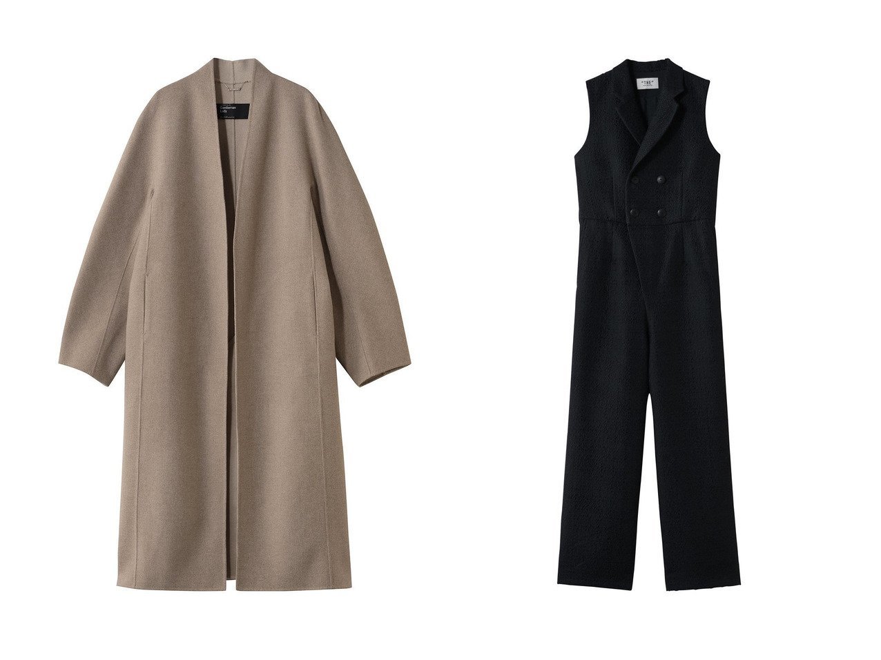 【THIRD MAGAZINE/サードマガジン】の#コンビネゾン&【Chaos/カオス】のグランドスーペリアコート おすすめ！トレンド、レディースファッションの通販 おすすめ人気トレンドファッション通販アイテム インテリア・キッズ・メンズ・レディースファッション・服の通販 founy(ファニー) 　ファッション　Fashion　レディースファッション　Fashion for Women　アウター　Coat / Outerwear Collection　コート・ロングコート・ピーコート　Long Coats, Peacoats & More　パンツ　Pants & Trousers　フィット　Fit, Slim Fit　ロング　Long, Long-Length　新作・新入荷　New Arrivals / New In　グレー系　Gray　ベージュ系　Beige　ブルー系　Blue　ブラック系　Black　|ID:crp329100000225718