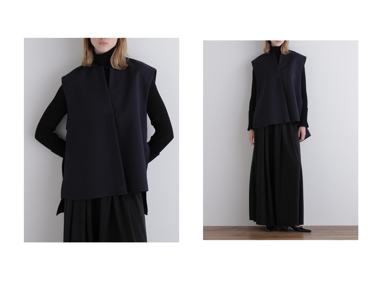 【LE PHIL/ル フィル】のマトラッセトリプルクロスジレ おすすめ！トレンド、レディースファッションの通販 おすすめ人気トレンドファッション通販アイテム インテリア・キッズ・メンズ・レディースファッション・服の通販 founy(ファニー) 　ファッション　Fashion　レディースファッション　Fashion for Women　アウター　Coat / Outerwear Collection　レディースジャケット・軽アウター　Jackets　インナー　Innerwear　ジャケット　Jacket, Outerwear　ストレッチ　Stretch, Stretchy Fabric　フォルム　Silhouette, Form　ベスト　Vest, Waistcoat　エレガント 上品　Elegant　新作・新入荷　New Arrivals / New In　ブラック系　Black　ホワイト系　White　ブルー系　Blue　|ID:crp329100000225723