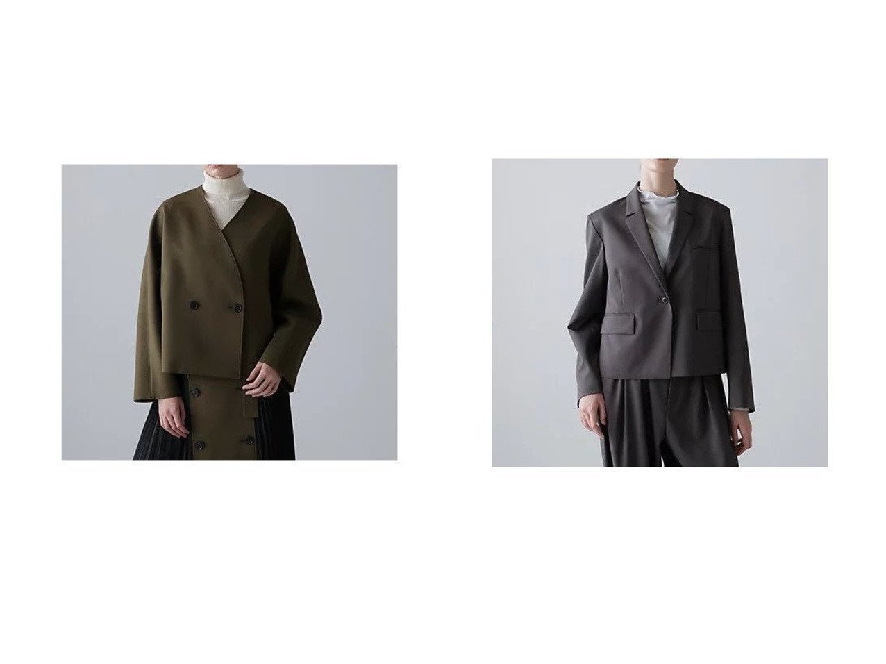 【ADORE/アドーア】のマニッシュクロスジャケット&マトラッセトリプルクロスジャケット おすすめ！トレンド、レディースファッションの通販 おすすめ人気トレンドファッション通販アイテム インテリア・キッズ・メンズ・レディースファッション・服の通販 founy(ファニー) 　ファッション　Fashion　レディースファッション　Fashion for Women　アウター　Coat / Outerwear Collection　レディースジャケット・軽アウター　Jackets　おすすめ　Recommended / Our Picks　ジャケット　Jacket, Outerwear　スタンダード　Standard, Basic　ダブル　Double, Double-Breasted　フィット　Fit, Slim Fit　ルーズ　Loose, Oversized　冬　Winter / This Winter　A/W・秋冬　Autumn/Winter　グリーン系　Green　ブラック系　Black　ブルー系　Blue　グレー系　Gray　|ID:crp329100000225728