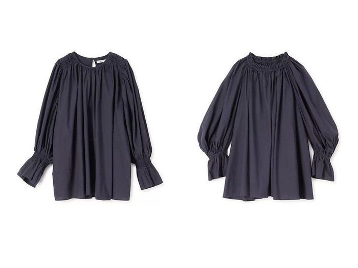 【martinique/マルティニーク】の【マリハ】秋の花のブラウス3214259003&【マリハ】そよ風のブラウス3214259004 おすすめ！トレンド、レディースファッションの通販 おすすめ人気トレンドファッション通販アイテム 人気、トレンドファッション・服の通販 founy(ファニー) 　ファッション　Fashion　レディースファッション　Fashion for Women　トップス・カットソー　Cut & Sew Tops　シャツ・ブラウス・オフィスカジュアル　Elegant Blouses & Button-Ups　インド　Indian Textile　洗える　Machine Washable　カフス　Cuff Design　クラシカル　Classical, Vintage-Inspired　シャーリング　Shirring, Ruched　スモッキング　Smocking, Gathered Stitching　スモック　Smock, Smock Dress　別注　Limited Edition, Custom Order　エレガント 上品　Elegant　秋　Autumn　ギャザー　Gathered, Ruffled　フリル　Frill, Ruffle　リラックス　Relax, Relaxed Fit　ロマンティック　Romantic, Feminine Style　ビジネス 仕事 通勤　Business / Work / Commuting　|ID:crp329100000225739