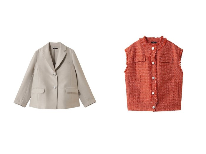 【M Fil/エムフィル】のPuffy Tweed フリンジジレ&エアフォームクロス テーラードジャケット おすすめ！トレンド、レディースファッションの通販 おすすめ人気トレンドファッション通販アイテム 人気、トレンドファッション・服の通販 founy(ファニー) ファッション Fashion レディースファッション Fashion for Women アウター Coat / Outerwear Collection レディースジャケット・軽アウター Jackets テーラードジャケット / 通勤・きれいめスタイル Tailored Jackets & Blazers 2026年 2026 エアリー Airy Texture オケージョン Occasion Wear ジャケット Jacket, Outerwear トレンド Trend, Trending Now バランス Balance, Style Balance メタル Metal, Metal Parts 夏 Summer 定番 Standard, Basic Item 春 Spring S/S・春夏 SS, Spring/Summer, Warm Season 軽量 Lightweight, Ultra Light シルバー Silver, Metallic Silver ツイード Twill, Twill Weave フリンジ Fringe, Tassel ベスト Vest, Waistcoat ポケット Pocket, Pocket Detail ヨーク Yoke, Yoke Design ワーク Workwear, Utility Style |ID:crp329100000225781