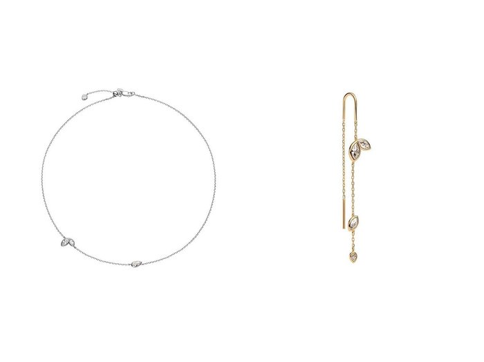 【MARIA BLACK/マリア ブラック】のSwift ネックレス 01&Swift ピアス 04(ペア) おすすめ！トレンド、レディースファッションの通販 おすすめ人気トレンドファッション通販アイテム インテリア・キッズ・メンズ・レディースファッション・服の通販 founy(ファニー) https://founy.com/ ファッション Fashion レディースファッション Fashion for Women ジュエリー Jewelry ネックレス Necklaces & Pendants ファッションリング Fashion Rings イヤリング・フープ・ドロップタイプ Hoop, Drop & Clip Earrings 2026年 2026 シンプル Simple, Minimal チェーン Chain, Chain Strap ネックレス Necklace, Pendant Necklace エレガント 上品 Elegant 夏 Summer 春 Spring S/S・春夏 SS, Spring/Summer, Warm Season |ID:crp329100000225790