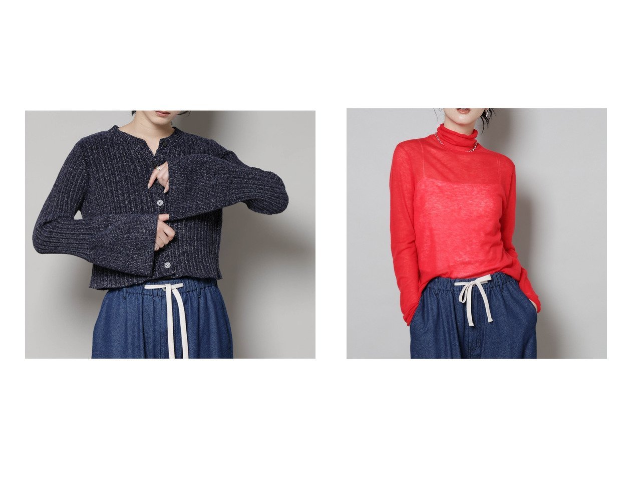 【nano universe/ナノ ユニバース】のスイビウールタートルネックニットプルオーバー&ラメモールワイドリブ前後2WAYフレアスリーブニット(セットアップ可) おすすめ！トレンド、レディースファッションの通販 おすすめ人気トレンドファッション通販アイテム インテリア・キッズ・メンズ・レディースファッション・服の通販 founy(ファニー) 　ファッション　Fashion　レディースファッション　Fashion for Women　トップス・カットソー　Cut & Sew Tops　ニット　Knit Tops & Sweaters　カジュアルプルオーバー・ニットトップス　Pullovers & Knit Tops / Casual Pullovers　タートルネック・ハイネックトップス　Turtlenecks & High-Neck Tops　アクセサリー　Fashion Accessories　ウォッシャブル　Machine Washable　コンパクト　Compact, Small Size　スリット　Slit, Slit Detail　スリーブ　Sleeve, Long Sleeve / Short Sleeve　セットアップ　Set-Up, Coordinated Outfit　時計　Watch, Wristwatch　フレア　Flare, Flared　フロント　Front, Front Design　ボトム　Bottoms, Lower Wear　冬　Winter / This Winter　A/W・秋冬　Autumn/Winter　おすすめ　Recommended / Our Picks　2025年　2025　2025-2026秋冬・A/W　Autumn/Winter 2025–26 AW25–26　グレー系　Gray　ブルー系　Blue　オレンジ系　Orange　|ID:crp329100000225811