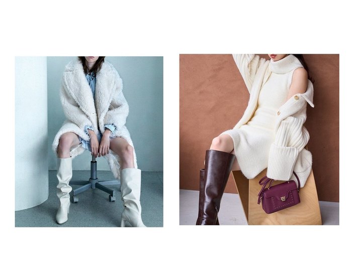 【SNIDEL/スナイデル】のタートルネックミニニットワンピース&ボアロングコート おすすめ！トレンド、レディースファッションの通販 おすすめ人気トレンドファッション通販アイテム 人気、トレンドファッション・服の通販 founy(ファニー) ファッション Fashion レディースファッション Fashion for Women アウター Coat / Outerwear Collection コート・ロングコート・ピーコート Long Coats, Peacoats & More ワンピース Dresses ニットワンピース Knit Dresses ウェーブ Wavy Pattern 軽量 Lightweight, Ultra Light ショルダー Shoulder, Shoulder Strap スマート Smart, Elegant ドロップ Drop Shoulder, Dropped Style ビッグ Big, Oversized フェイクファー Faux Fur, Imitation Fur フロント Front, Front Design ポケット Pocket, Pocket Detail 防寒 Cold Protection, Winter-Ready ラグジュアリー Luxury, Elegant おすすめ Recommended / Our Picks |ID:crp329100000225813