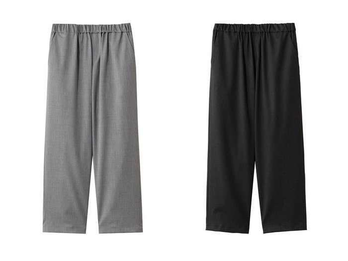 【mizuiro ind/ミズイロ インド】のW tuck easy PT パンツ おすすめ！トレンド、レディースファッションの通販 おすすめ人気トレンドファッション通販アイテム 人気、トレンドファッション・服の通販 founy(ファニー) ファッション Fashion レディースファッション Fashion for Women パンツ Pants & Trousers クロップド Cropped, Short Length シンプル Simple, Minimal ストレッチ Stretch, Stretchy Fabric ベーシック Basic, Essential 新作・新入荷 New Arrivals / New In |ID:crp329100000225820