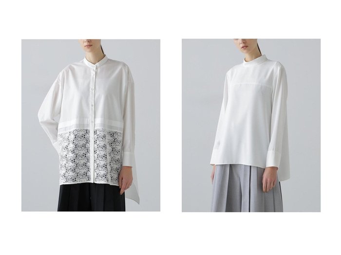 【ADORE/アドーア】のレーシーヘムブラウス&クリアジョーゼットブラウス おすすめ！トレンド、レディースファッションの通販 おすすめ人気トレンドファッション通販アイテム 人気、トレンドファッション・服の通販 founy(ファニー) ファッション Fashion レディースファッション Fashion for Women トップス・カットソー Cut & Sew Tops シャツ・ブラウス・オフィスカジュアル Elegant Blouses & Button-Ups ケミカル Chemical, Chemical Wash シンプル Simple, Minimal スリーブ Sleeve, Long Sleeve / Short Sleeve タイプライター Typewriter Fabric, Crisp Cotton ボトム Bottoms, Lower Wear レース Lace, Lace Fabric ロング Long, Long-Length エレガント 上品 Elegant インナー Innerwear ジョーゼット Georgette, Semi-Sheer Fabric ドレープ Drape, Draping Fabric |ID:crp329100000225842