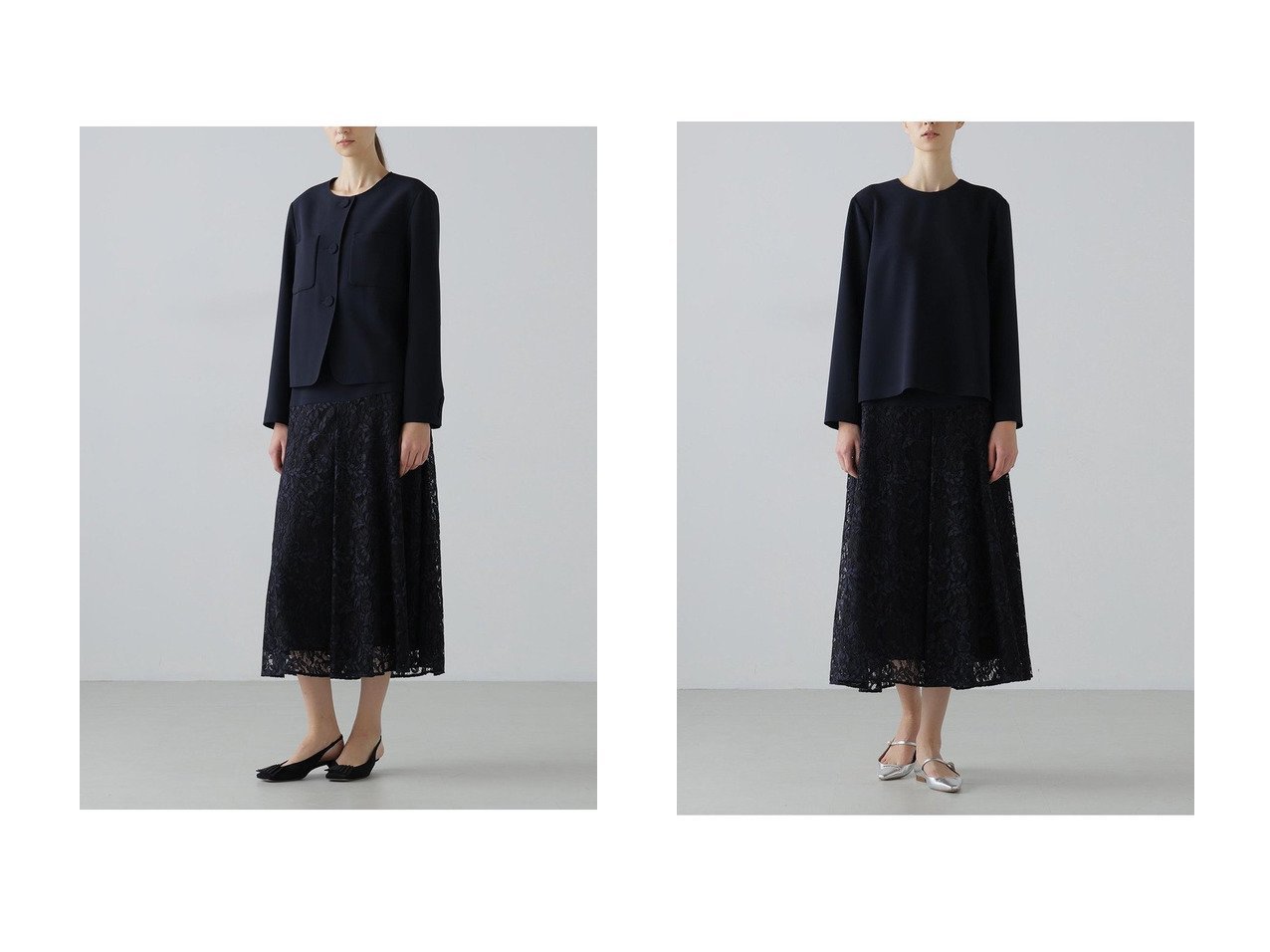 【ADORE/アドーア】のストレッチジョーゼットジャケット&ストレッチジョーゼットスカート おすすめ！トレンド、レディースファッションの通販 おすすめ人気トレンドファッション通販アイテム インテリア・キッズ・メンズ・レディースファッション・服の通販 founy(ファニー) 　ファッション　Fashion　レディースファッション　Fashion for Women　アウター　Coat / Outerwear Collection　レディースジャケット・軽アウター　Jackets　スカート　Skirts　ロングスカート　Long Skirts / Maxi & Midi Skirts　おすすめ　Recommended / Our Picks　ジャケット　Jacket, Outerwear　ジョーゼット　Georgette, Semi-Sheer Fabric　ストレッチ　Stretch, Stretchy Fabric　セットアップ　Set-Up, Coordinated Outfit　パッチ　Patch, Appliqué　フロント　Front, Front Design　ポケット　Pocket, Pocket Detail　新作・新入荷　New Arrivals / New In　ブルー系　Blue　|ID:crp329100000225843