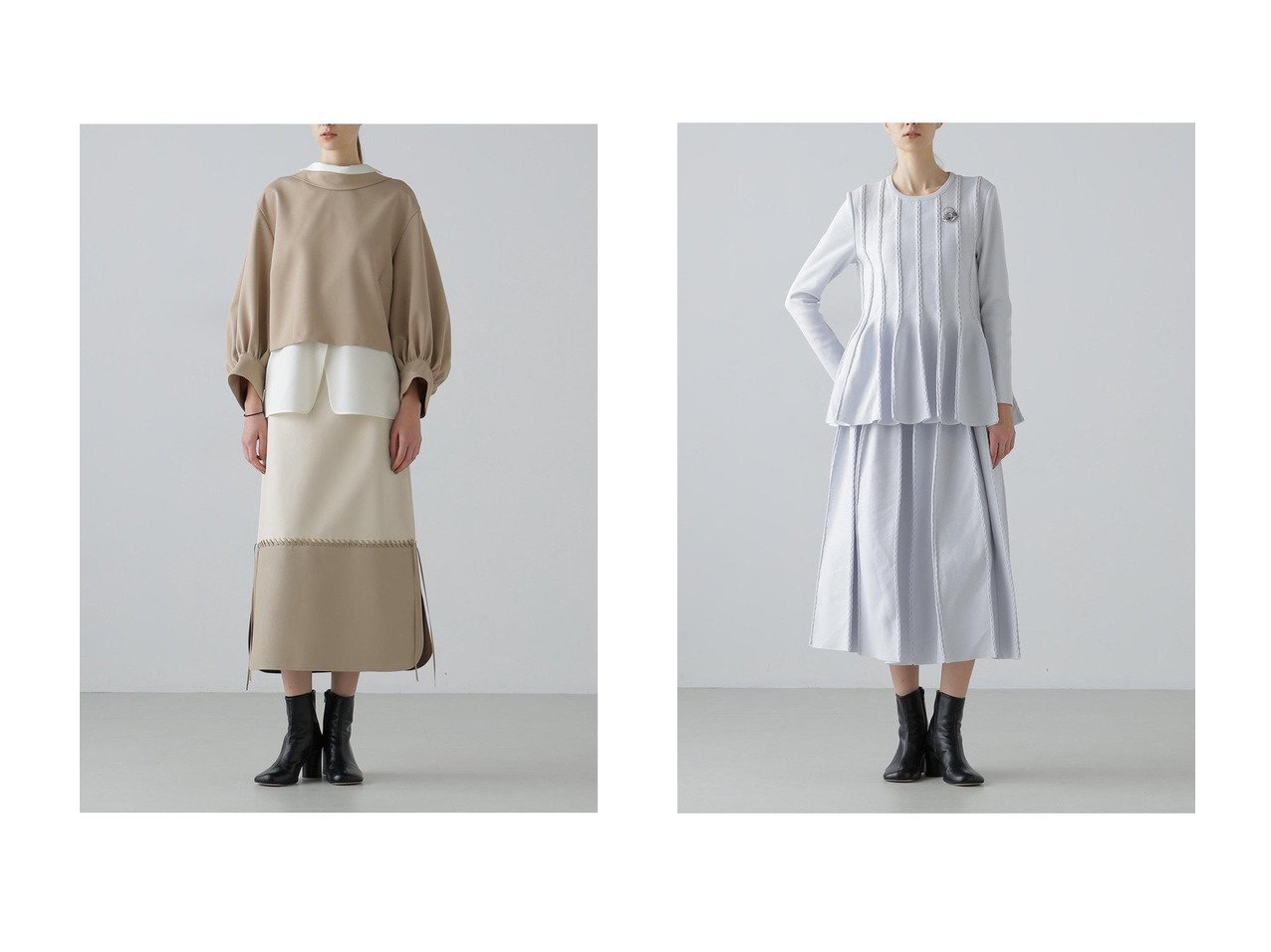 【ADORE/アドーア】のレースアップフェイクレザースカート&アルチザンニットスカート おすすめ！トレンド、レディースファッションの通販 おすすめ人気トレンドファッション通販アイテム インテリア・キッズ・メンズ・レディースファッション・服の通販 founy(ファニー) 　ファッション　Fashion　レディースファッション　Fashion for Women　スカート　Skirts　ロングスカート　Long Skirts / Maxi & Midi Skirts　おすすめ　Recommended / Our Picks　シンプル　Simple, Minimal　ジャケット　Jacket, Outerwear　ストレート　Straight, Straight Cut　セットアップ　Set-Up, Coordinated Outfit　ボンディング　Bonding, Bonded Fabric　ロング　Long, Long-Length　新作・新入荷　New Arrivals / New In　ブラック系　Black　ホワイト系　White　ブルー系　Blue　|ID:crp329100000225845