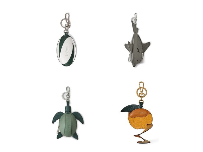 【Mulberry/マルベリー】のSHARK CASE KEYRING&TURTLE CASE KEYRING&PEELING ORANGE KEYRING&RUGBY BALL KEYRING おすすめ！トレンド、レディースファッションの通販 おすすめ人気トレンドファッション通販アイテム 人気、トレンドファッション・服の通販 founy(ファニー) 　ファッション　Fashion　レディースファッション　Fashion for Women　2026年　2026　ユニセックス　Unisex, Genderless　タートル　Turtleneck, Turtle Collar　ダブル　Double, Double-Breasted　チャーム　Charm, Pendant　モチーフ　Motif, Design Theme　ラップ　Wrap, Wrap Design　夏　Summer　春　Spring　S/S・春夏　SS, Spring/Summer, Warm Season　|ID:crp329100000225849