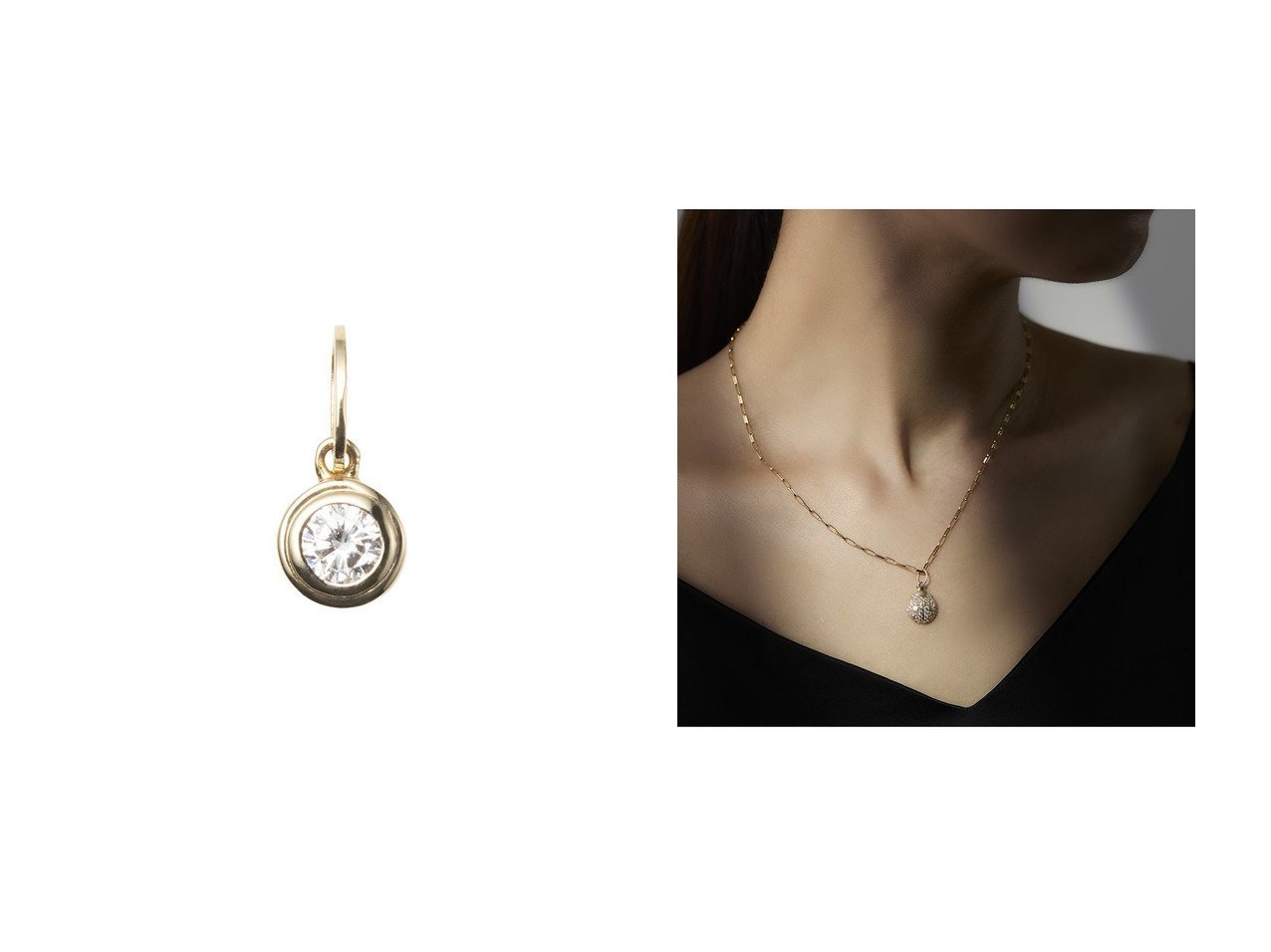 【ALLNIQUE/オールニーク】のPieces Encircle チャーム&Playful Lady bug チャーム おすすめ！トレンド、レディースファッションの通販 おすすめ人気トレンドファッション通販アイテム インテリア・キッズ・メンズ・レディースファッション・服の通販 founy(ファニー) 　ファッション　Fashion　レディースファッション　Fashion for Women　ダイヤモンド　Diamond, Brilliant Cut　チャーム　Charm, Pendant　フォルム　Silhouette, Form　モチーフ　Motif, Design Theme　人気　Popular, Best Seller　新作・新入荷　New Arrivals / New In　イエロー系　Yellow　シルバー系　Silver　|ID:crp329100000225859