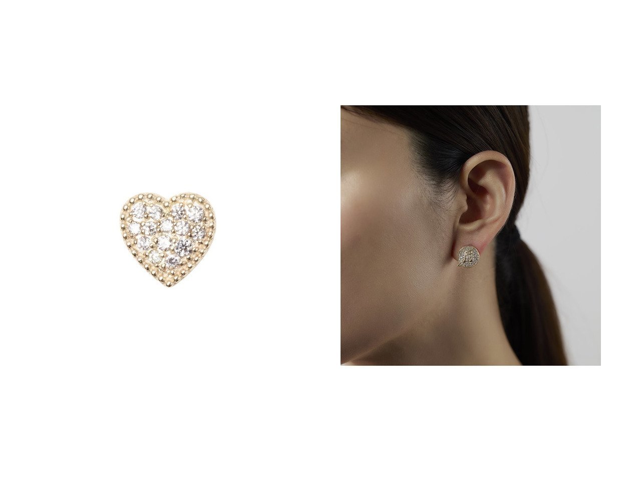 【ALLNIQUE/オールニーク】のSymbol Haert ピアス&Playful Musical note ピアス(片耳用) おすすめ！トレンド、レディースファッションの通販 おすすめ人気トレンドファッション通販アイテム インテリア・キッズ・メンズ・レディースファッション・服の通販 founy(ファニー) 　ファッション　Fashion　レディースファッション　Fashion for Women　ジュエリー　Jewelry　ファッションリング　Fashion Rings　イヤリング・フープ・ドロップタイプ　Hoop, Drop & Clip Earrings　イヤリング　Earrings　クラシカル　Classical, Vintage-Inspired　クラシック　Classic, Timeless Style　コレクション　Collection, Seasonal Line　モダン　Modern, Contemporary　モチーフ　Motif, Design Theme　エレガント 上品　Elegant　新作・新入荷　New Arrivals / New In　なめらか　Smooth, Silky Texture　片耳　One-Ear, Single Earring　イエロー系　Yellow　シルバー系　Silver　|ID:crp329100000225860