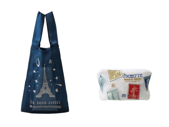 【martinique/マルティニーク】の【Brigitte TANAKA】エッフェル塔刺繍バッグ&【Brigitte TANAKA】刺繍ポーチ おすすめ！トレンド、レディースファッションの通販 おすすめ人気トレンドファッション通販アイテム 人気、トレンドファッション・服の通販 founy(ファニー) ファッション Fashion レディースファッション Fashion for Women ポーチ&ミニバッグ Pouches & Mini Bags バッグ Bags 2026年 2026 スペシャル Special, Limited Edition ポケット Pocket, Pocket Detail ポーチ Pouch, Small Case モチーフ Motif, Design Theme 夏 Summer 旅行 Travel 春 Spring S/S・春夏 SS, Spring/Summer, Warm Season |ID:crp329100000225876