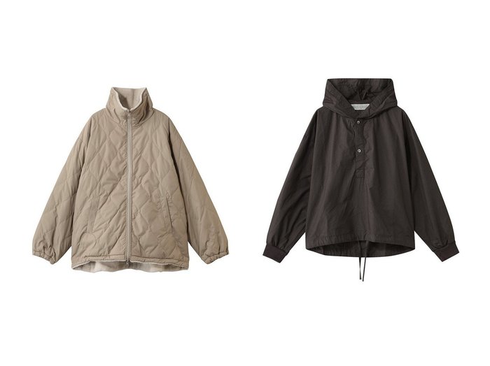 【MANOF/マノフ】のTAION×MANOF REVERSIBLE DOWN BOA JACKET&【MidiUmi/ミディウミ】のhooded pullover shirt シャツ おすすめ！トレンド、レディースファッションの通販 おすすめ人気トレンドファッション通販アイテム インテリア・キッズ・メンズ・レディースファッション・服の通販 founy(ファニー) https://founy.com/ ファッション Fashion レディースファッション Fashion for Women アウター Coat / Outerwear Collection レディースジャケット・軽アウター Jackets ブルゾンジャケット・スポーティアウター Blouson Jackets トップス・カットソー Cut & Sew Tops シャツ・ブラウス・オフィスカジュアル Elegant Blouses & Button-Ups カジュアルプルオーバー・ニットトップス Pullovers & Knit Tops / Casual Pullovers キルト Quilt, Quilted Fabric ジャケット Jacket, Outerwear スタンド Stand Collar, Upright Stand スポーティ Sporty, Casual Athletic ダウン Down, Puffer トレンド Trend, Trending Now ブルゾン Blouson, Bomber Jacket リバーシブル Reversible, Two-Sided 新作・新入荷 New Arrivals / New In |ID:crp329100000225881
