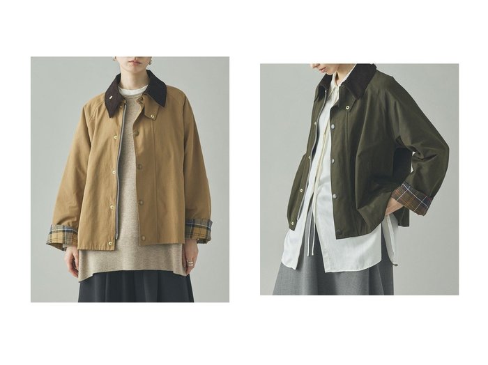 【Curensology/カレンソロジー】の〈Barbour〉Curensology Exclusive Jacket おすすめ！トレンド、レディースファッションの通販 おすすめ人気トレンドファッション通販アイテム インテリア・キッズ・メンズ・レディースファッション・服の通販 founy(ファニー) https://founy.com/ ファッション Fashion レディースファッション Fashion for Women アウター Coat / Outerwear Collection レディースジャケット・軽アウター Jackets アウトドア Outdoor Clothing アクセサリー Fashion Accessories インナー Innerwear ヴィンテージ Vintage Style 春 Spring ショート Short, Short Length シルバー Silver, Metallic Silver ジャケット Jacket, Outerwear スタンダード Standard, Basic スペシャル Special, Limited Edition 定番 Standard, Basic Item 人気 Popular, Best Seller ピーチ Peach, Soft Touch フィット Fit, Slim Fit 別注 Limited Edition, Custom Order ミックス Mix, Mixed Style ロング Long, Long-Length ロールアップ Roll-Up, Cuffed Hem ワイド Wide, Wide Fit A/W・秋冬 Autumn/Winter エレガント 上品 Elegant 新作・新入荷 New Arrivals / New In |ID:crp329100000225882