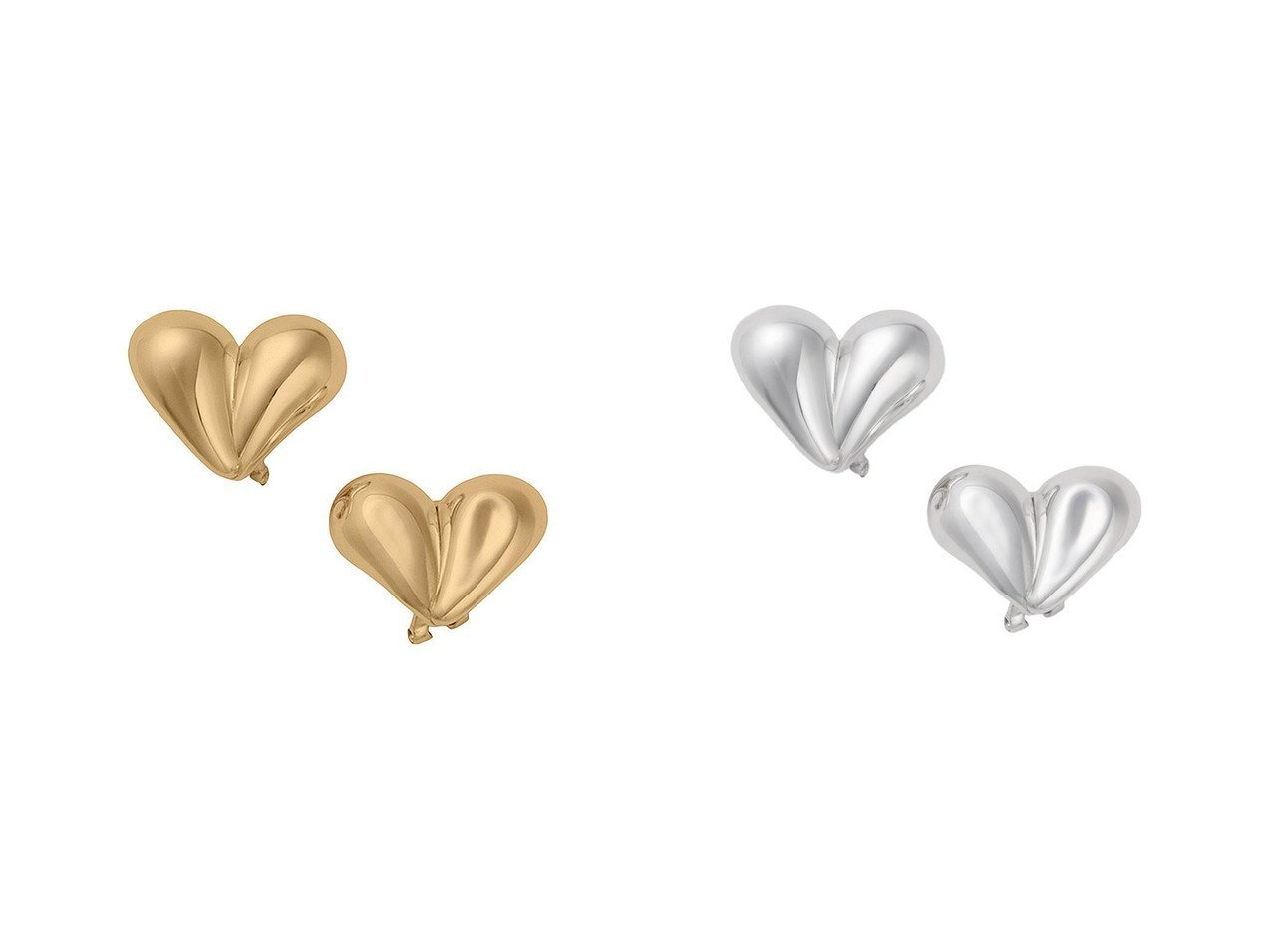 【KNOWHOW/ノウハウ】のHollow Heart イヤリング&Hollow Heart イヤリング おすすめ！トレンド、レディースファッションの通販 おすすめ人気トレンドファッション通販アイテム インテリア・キッズ・メンズ・レディースファッション・服の通販 founy(ファニー) 　ファッション　Fashion　レディースファッション　Fashion for Women　ジュエリー　Jewelry　ファッションリング　Fashion Rings　イヤリング・フープ・ドロップタイプ　Hoop, Drop & Clip Earrings　イヤリング　Earrings　クール　Cool, Chic　スタイリッシュ　Stylish, Fashionable　バランス　Balance, Style Balance　シルバー系　Silver　ゴールド系　Gold　|ID:crp329100000225885