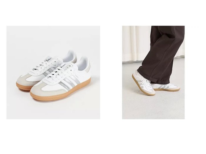 【adidas Originals/アディダス オリジナルス】のSAMBA OG W おすすめ！トレンド、レディースファッションの通販 おすすめ人気トレンドファッション通販アイテム 人気、トレンドファッション・服の通販 founy(ファニー) 　ファッション　Fashion　レディースファッション　Fashion for Women　シルバー　Silver, Metallic Silver　冬　Winter / This Winter　|ID:crp329100000225902