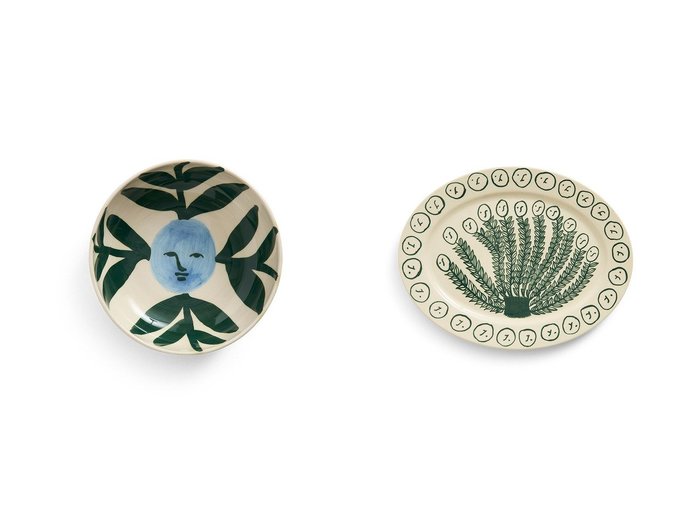 【HAY/ヘイ】のLa Pittura Oval Serving Platter L36.5&La Pittura Bowl Φ18 おすすめ！インテリア雑貨、家具 おすすめ人気トレンドファッション通販アイテム 人気、トレンドファッション・服の通販 founy(ファニー) イタリア Italy テーブル Table, Dining Table 手描き Hand-Drawn, Illustrated フォルム Silhouette, Form ミックス Mix, Mixed Style モチーフ Motif, Design Theme 新作・新入荷 New Arrivals / New In ホーム・キャンプ・アウトドア・お取り寄せ Home Living / Home & Lifestyle / Camping Gear / Outdoor Camping キッチン・ダイニング Kitchen & Dining Essentials. Stylish & Functional Tableware キッチン家電・キッチン用品 Kitchen Appliances & Tools |ID:crp329100000225908